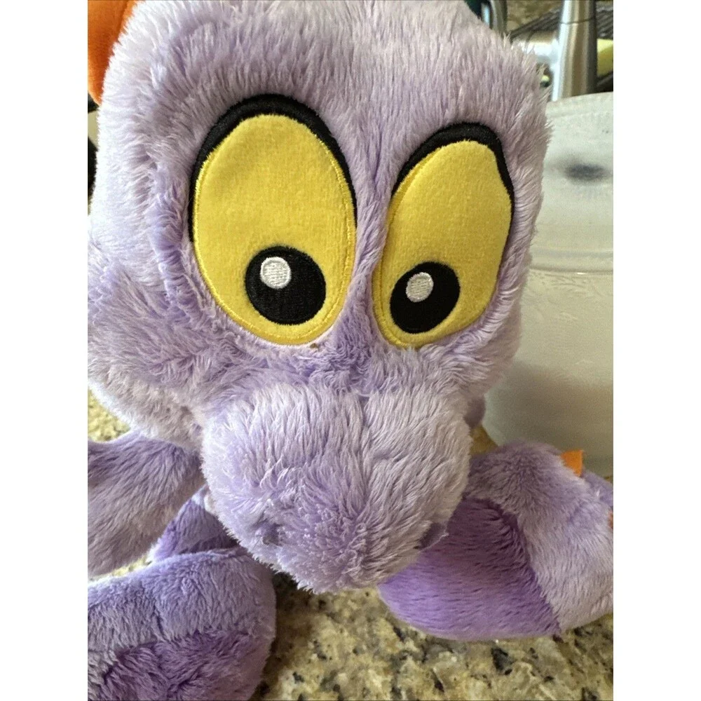 Disney Parks Figment Big Feet Plush Purple Dragon 10 1/2'' Doll (Needs Cleaning)